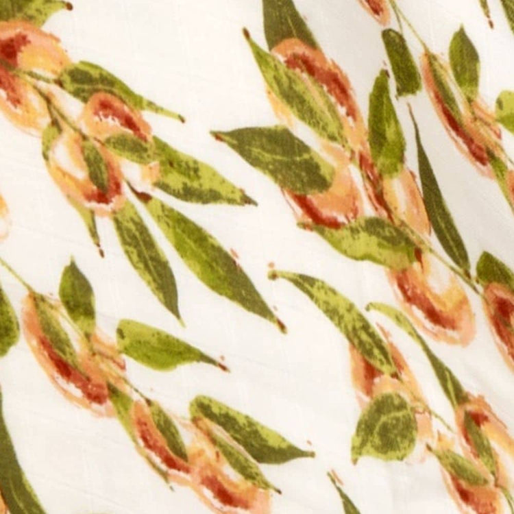 Peaches Bamboo Big Lovey Three-Layer Muslin Blanket