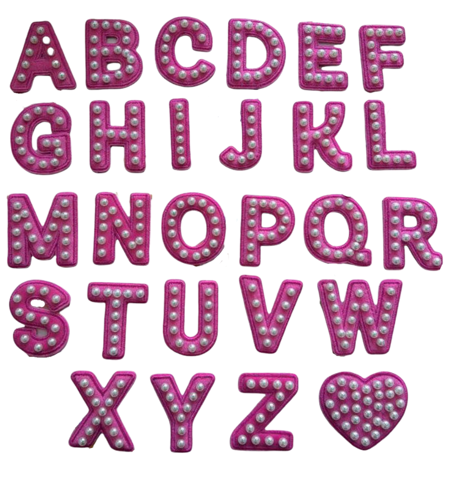 Pearl Letters Flamingo