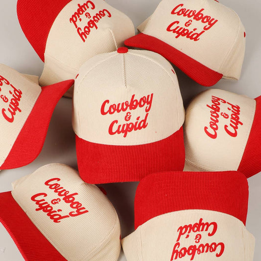 Cowboy & Cupid Two-Tone Corduroy 5-Panel Cap