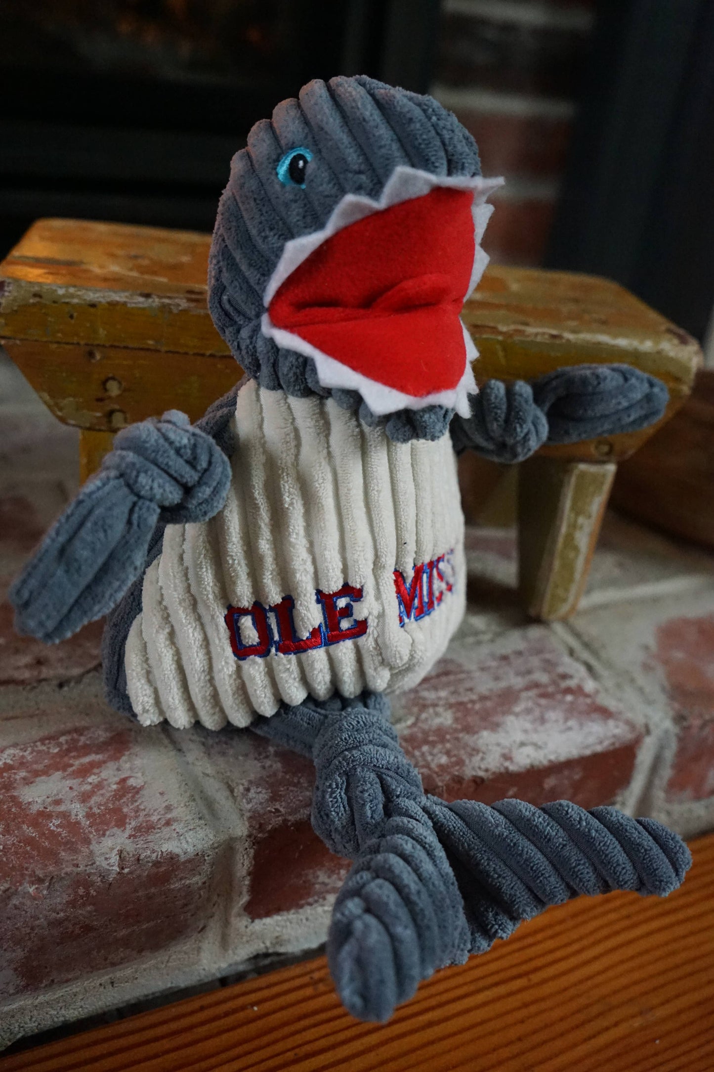 Ole Miss, Tony Land Shark Knottie® Plush Dog Toy