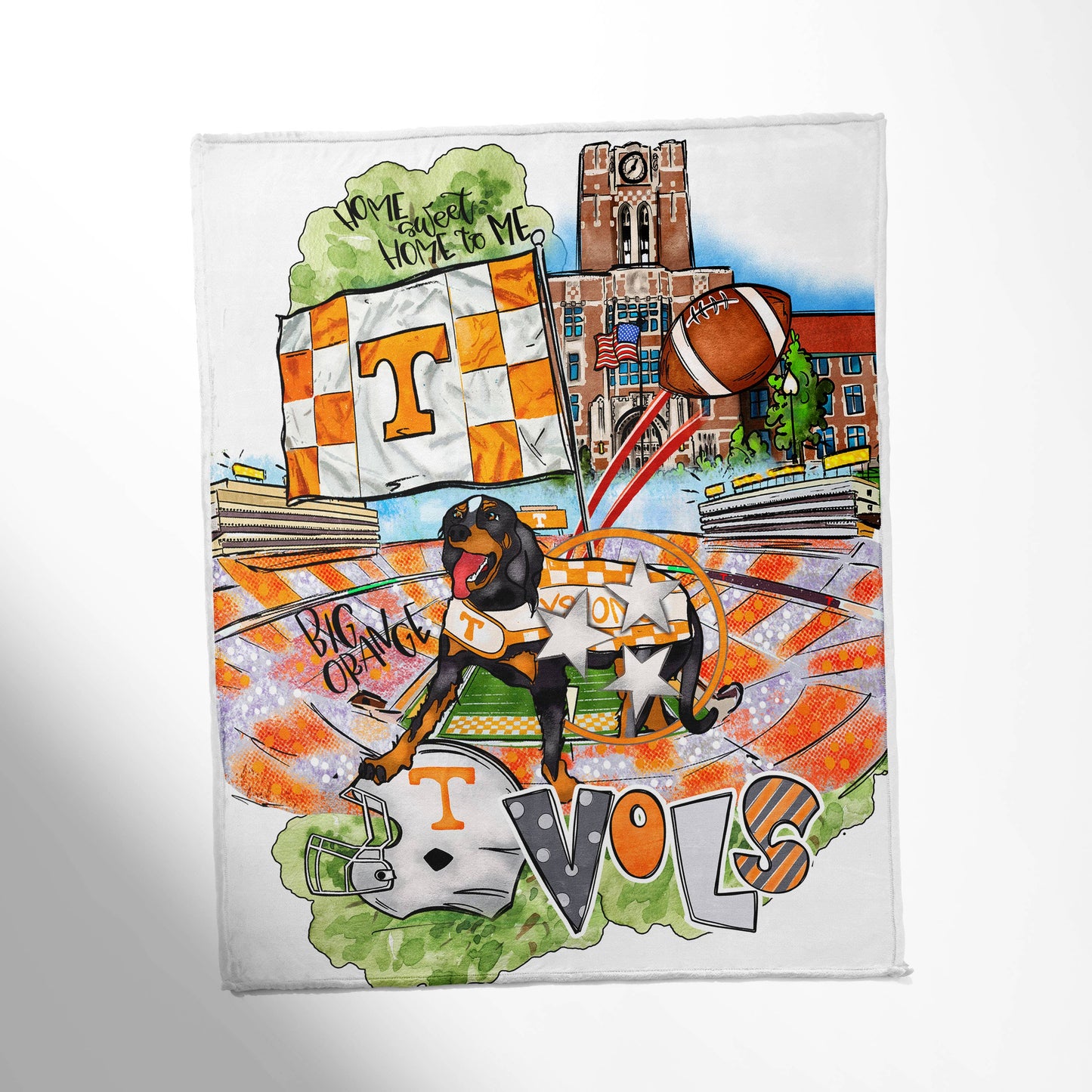 SEC Team Throw Blanket