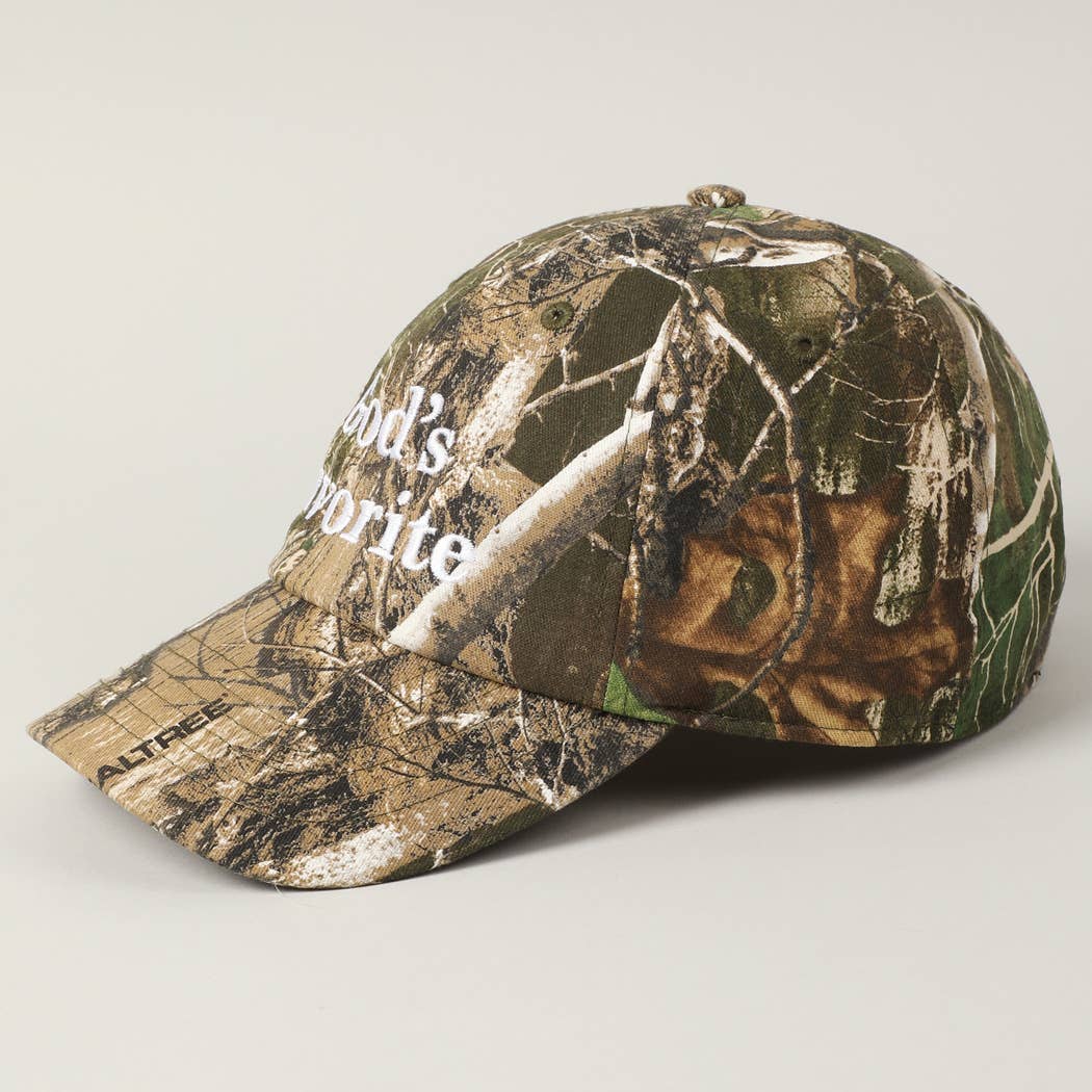 God's Favorite Realtree Camouflage Baseball Cap