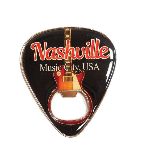 Nashville Bottle Opener - Guitar Pick Shape