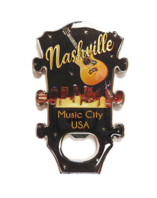 Nashville Bottle Opener - Guitar Neck Shape