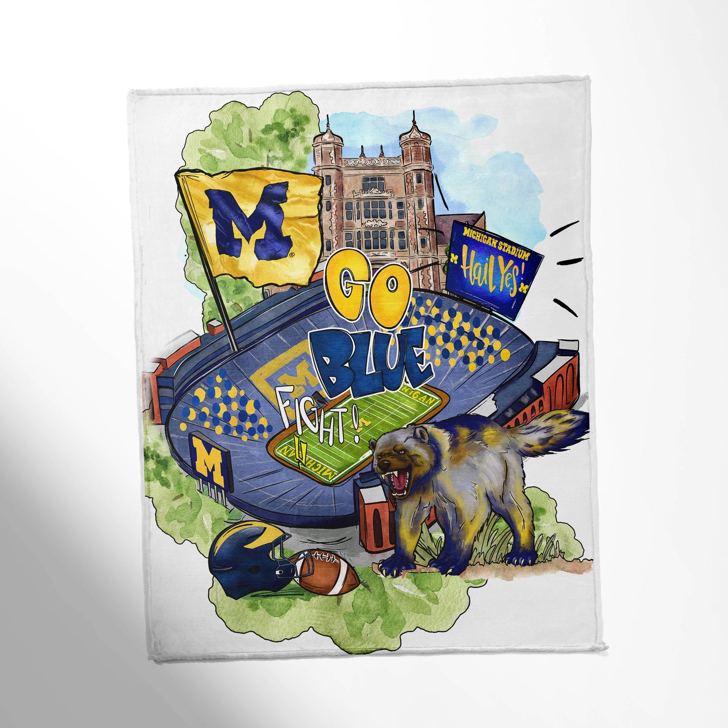 SEC Team Throw Blanket