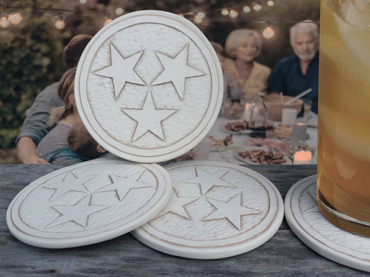 Tennessee Tri Star Drink Coasters