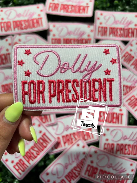 Dolly For President Patch