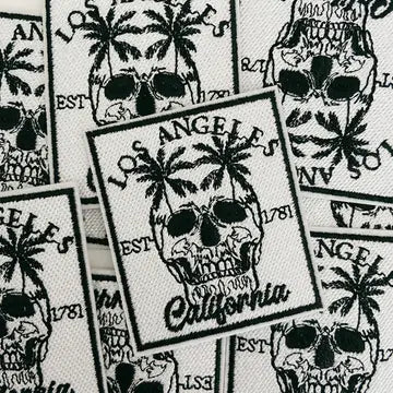 LA California Skelly Hat Patch