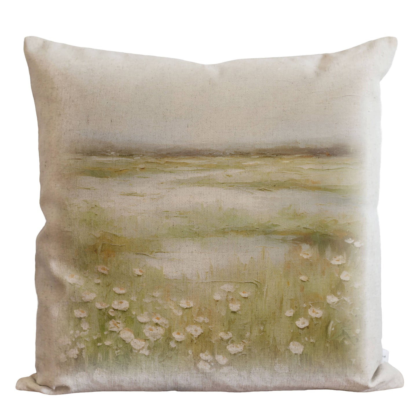 Field of Wildflower Throw Pillow