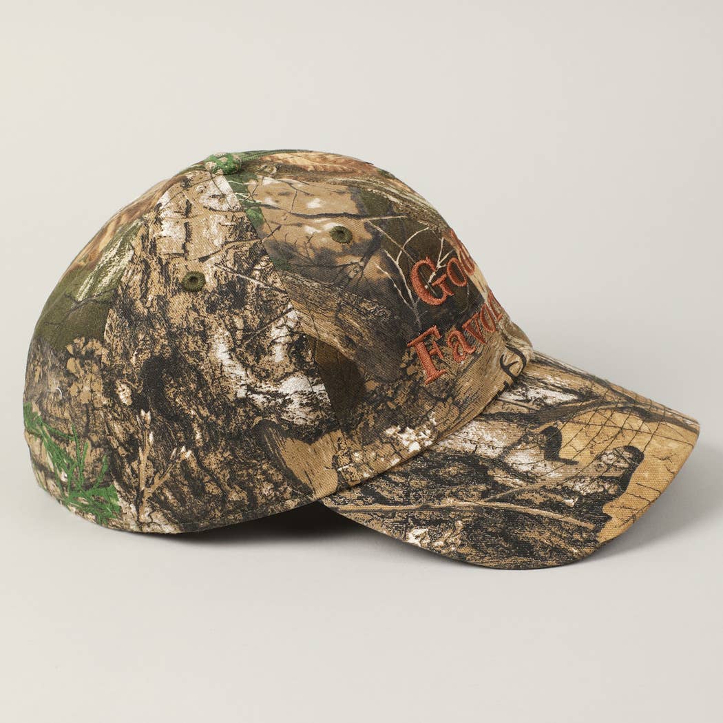 God's Favorite Realtree Camouflage Baseball Cap