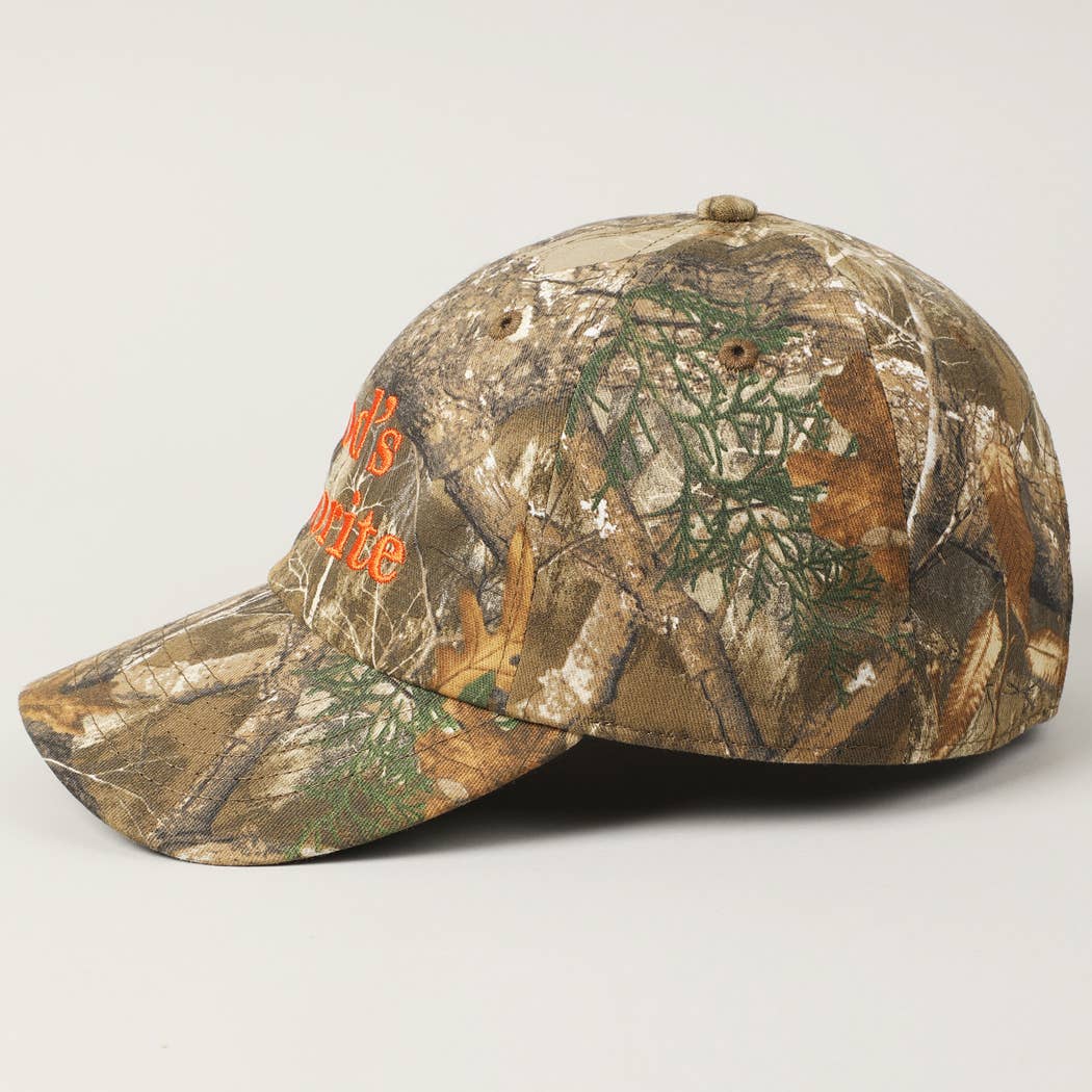 God's Favorite Realtree Camouflage Baseball Cap