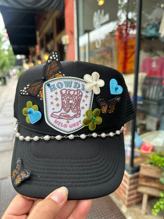 Howdy Wild West Hat Patch