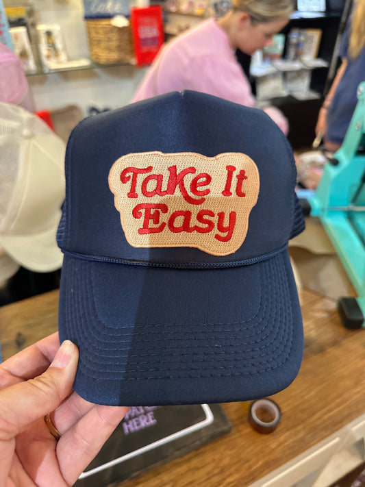 Take it Easy Hat Patch