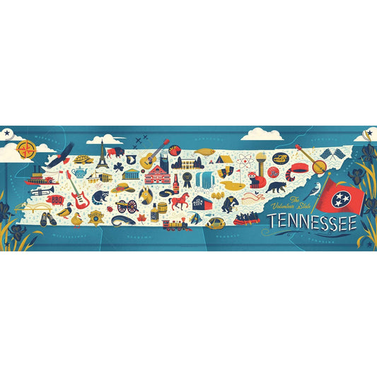 Tennessee Map Pano Box