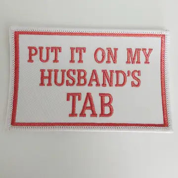 Put it on my Husbands Tab Hat Patch