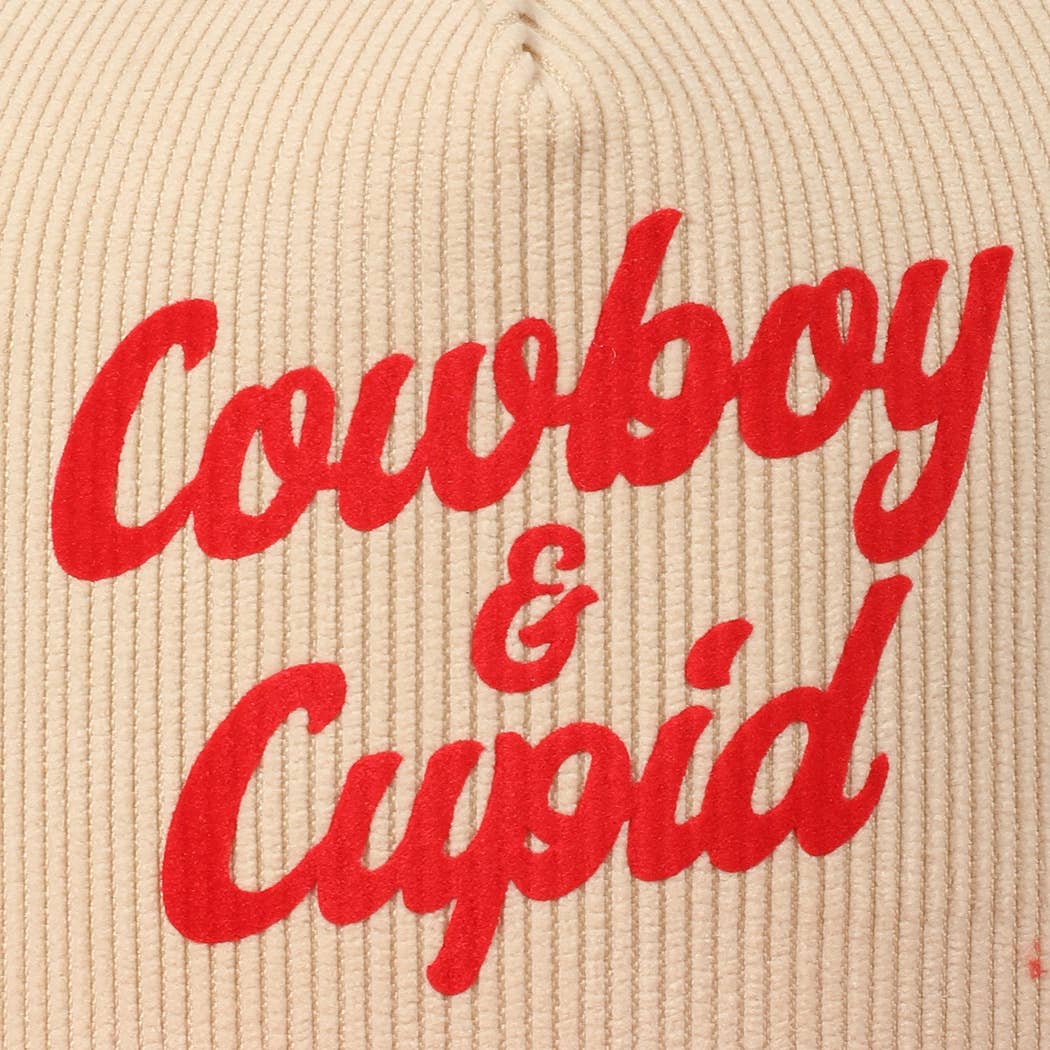 Cowboy & Cupid Two-Tone Corduroy 5-Panel Cap