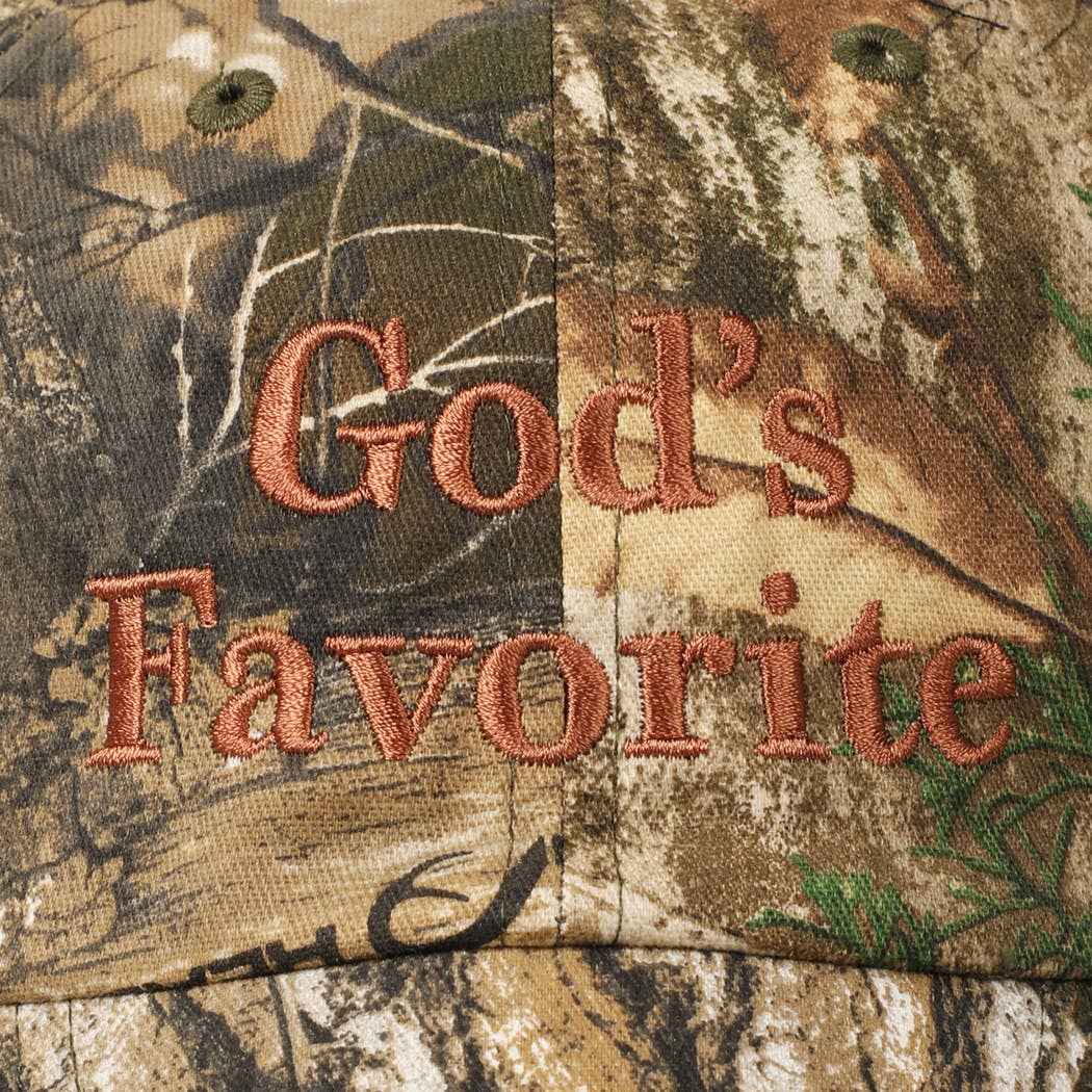 God's Favorite Realtree Camouflage Baseball Cap