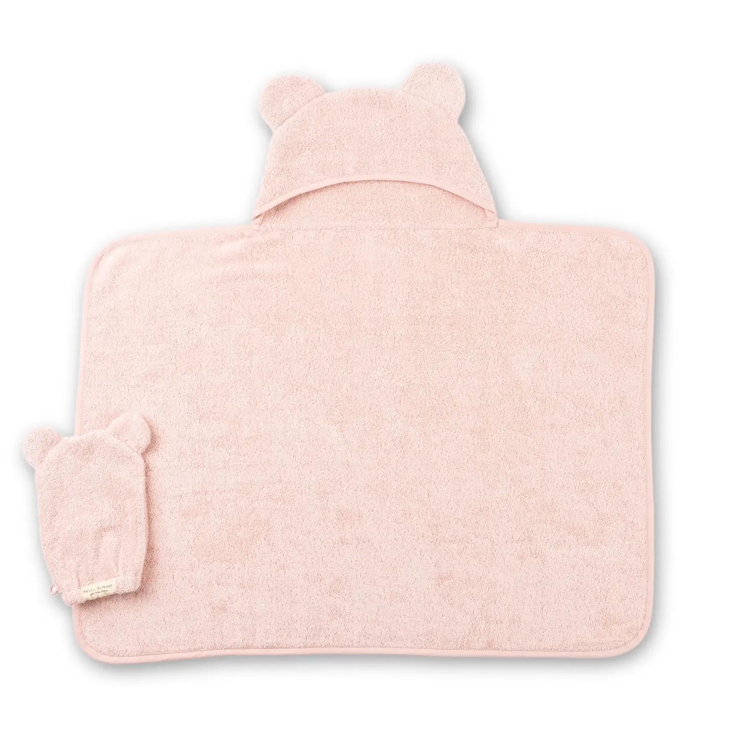 Hooded Towel + Wash Mitt Set