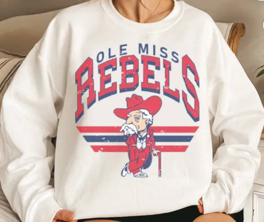 Ole Miss Vintage Graphic Sweatshirt