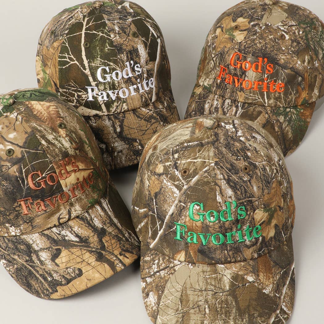 God's Favorite Realtree Camouflage Baseball Cap