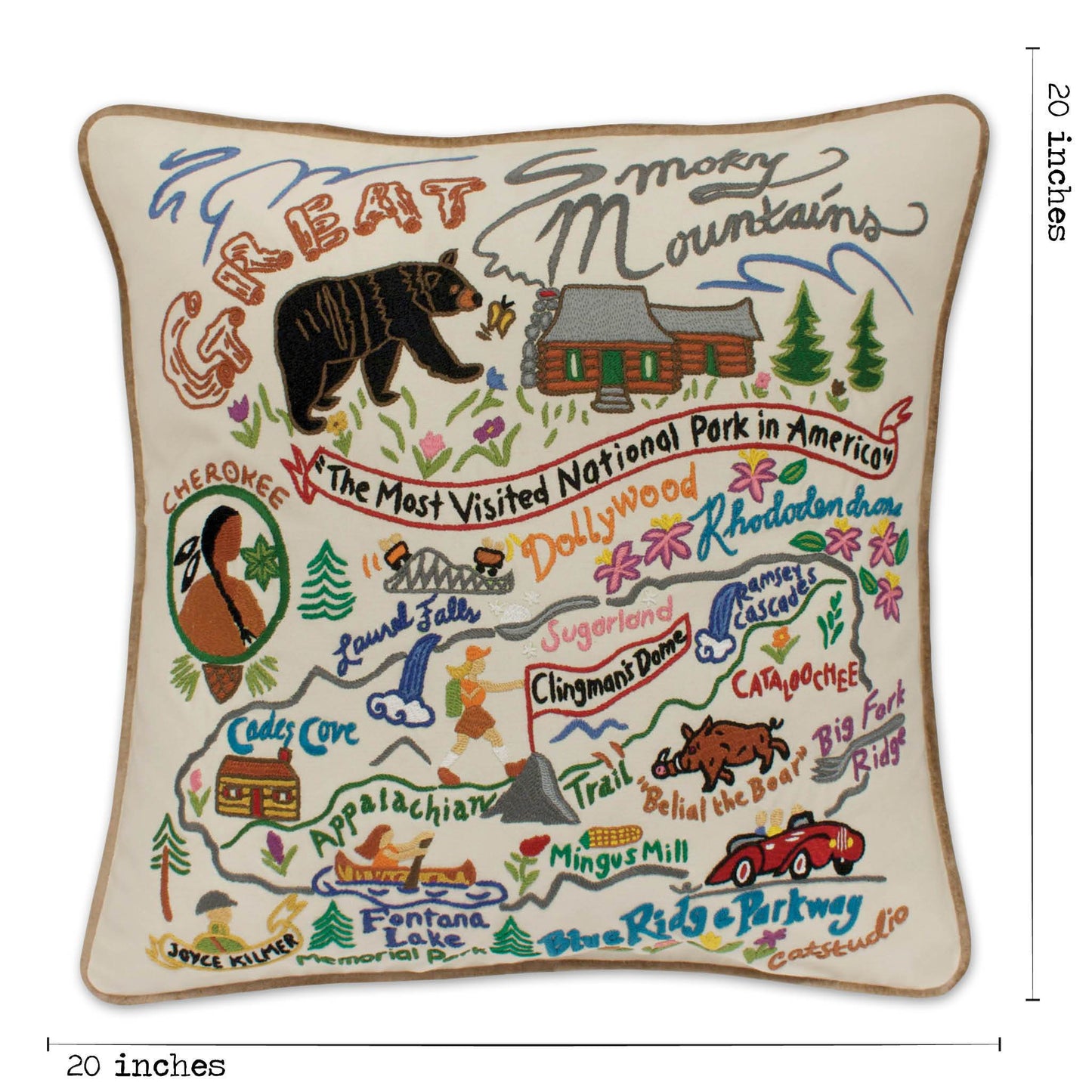 Great Smoky Mountains Pillow