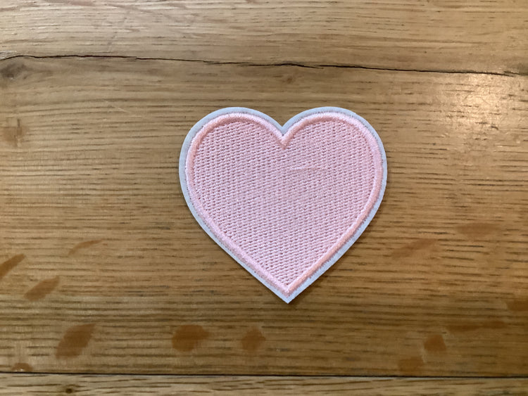 Pink Heart Hat Patch