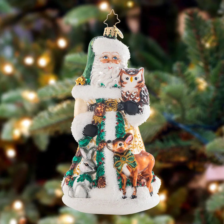 Woodland Friends Santa