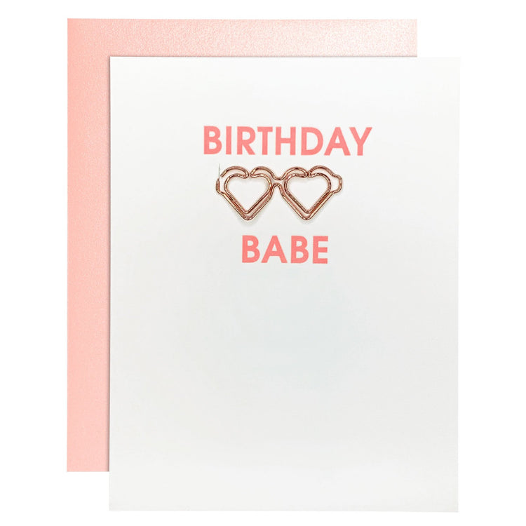 Birthday Babe Sunnies Paperclip Card