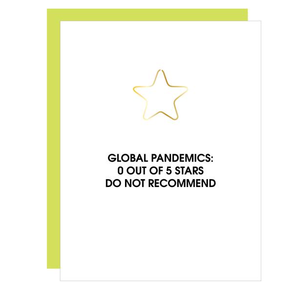 Global Pandemics Paperclip Card