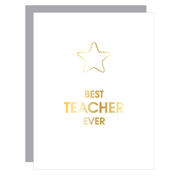 Best Teacher Ever - Paperclip Card