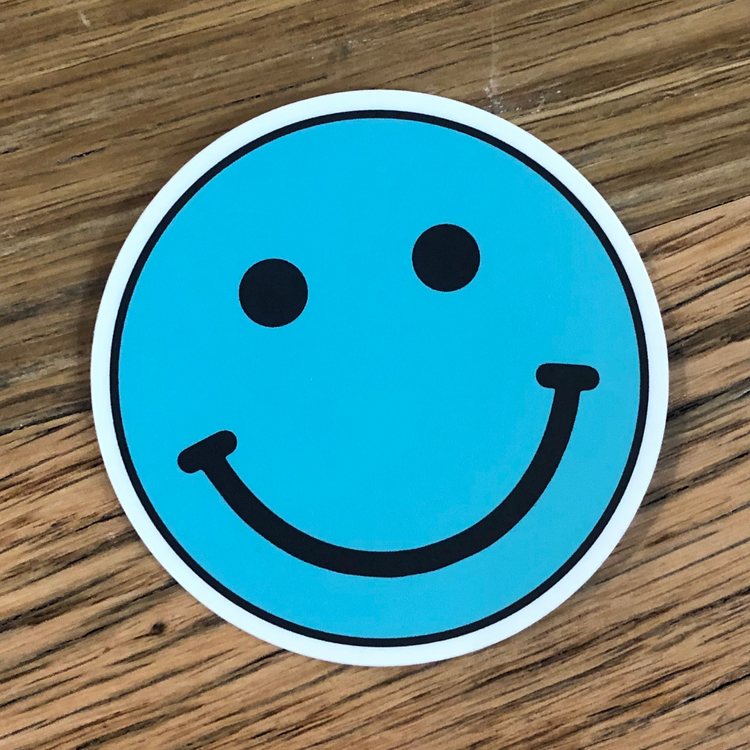 Smiley Face Blue