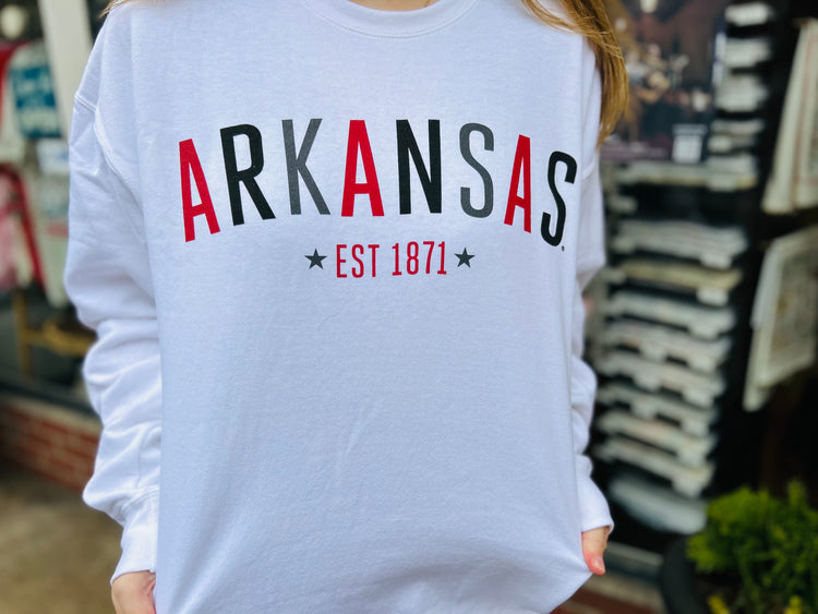 Arkansas Star Arch Sweatshirt