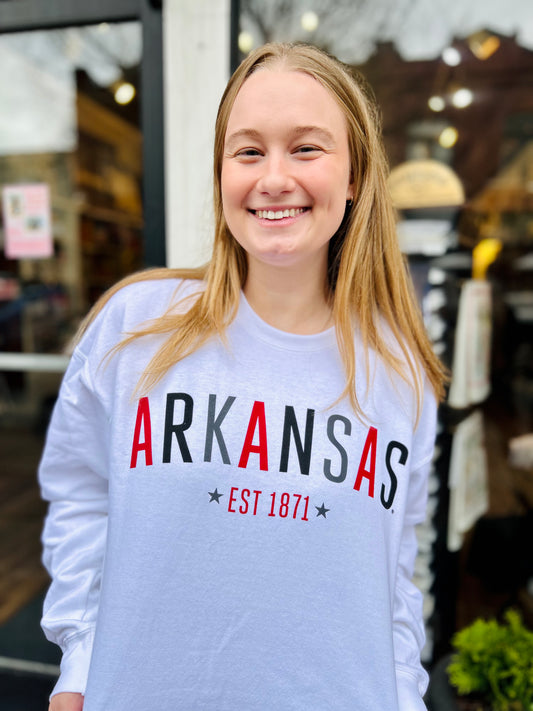 Arkansas Star Arch Sweatshirt