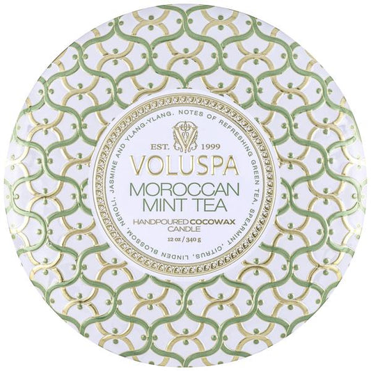 Moroccan Mint 3 Wick Tin Candle