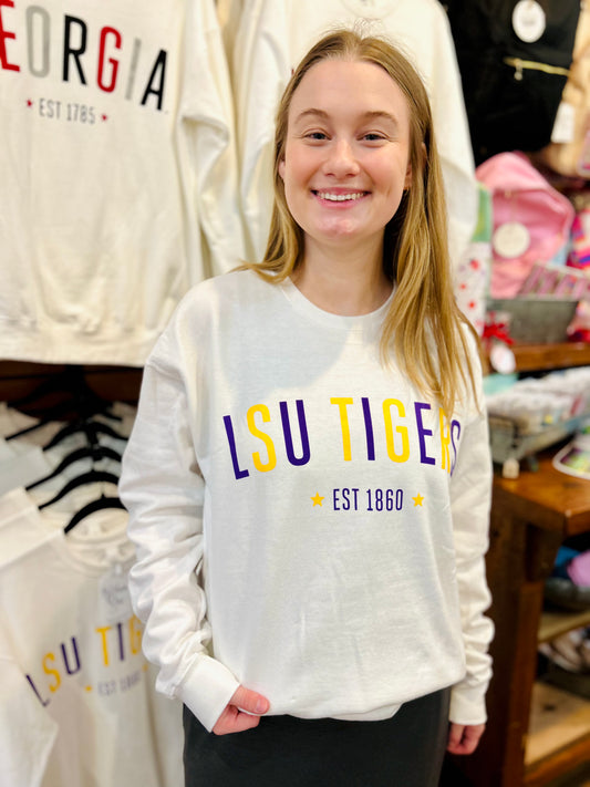 LSU Star Arch Sweatshirt