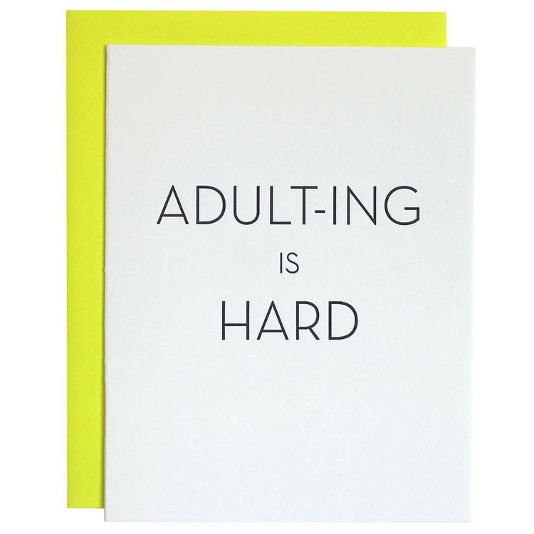 Adulting Is Hard Card