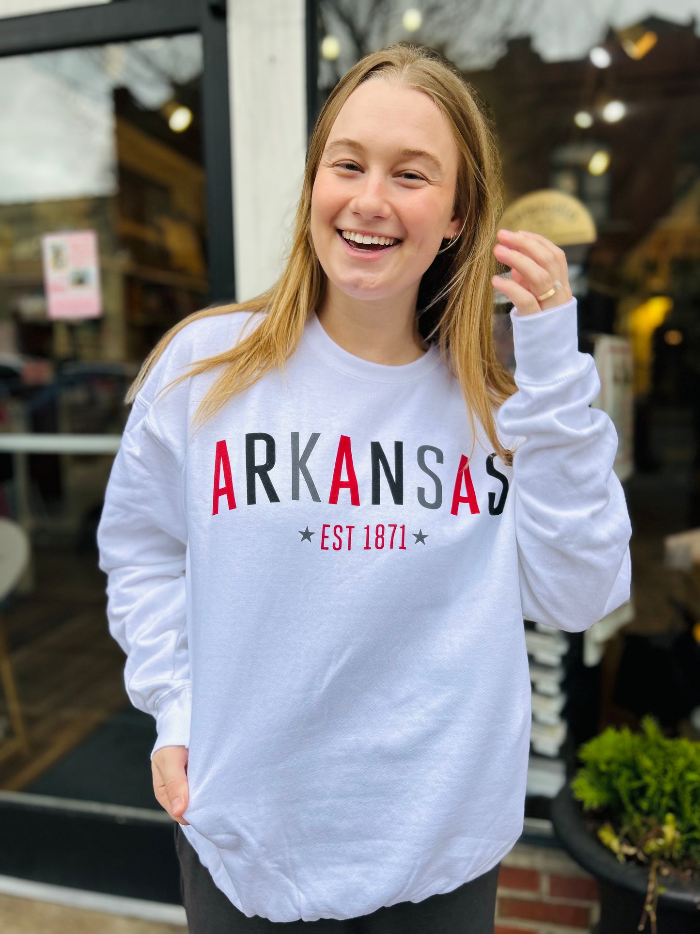 Arkansas Star Arch Sweatshirt