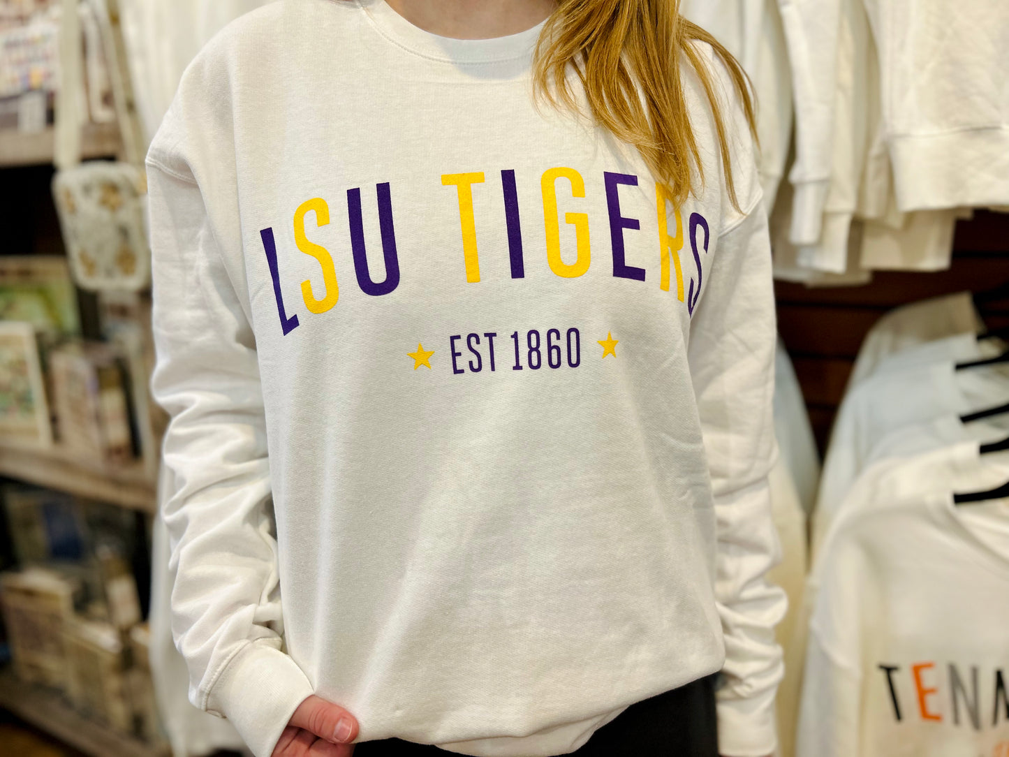 LSU Star Arch Sweatshirt