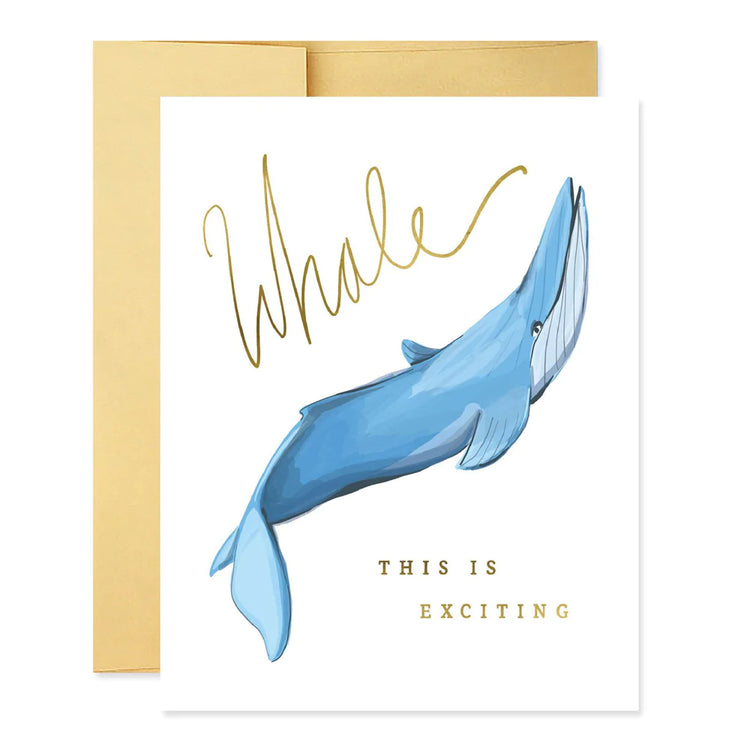 Whale This Is Exciting Card