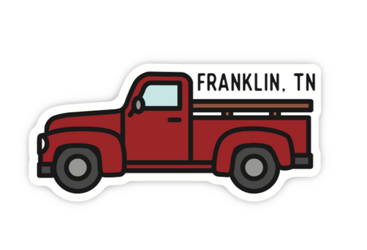 Franklin Truck Sticker