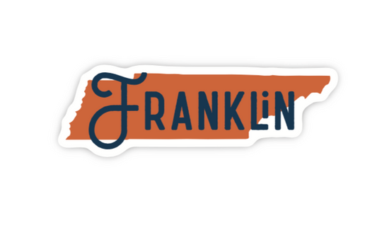 Franklin State Sticker