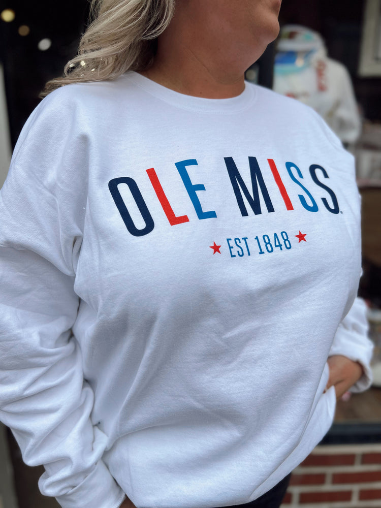 Ole Miss Star Arch Sweatshirt