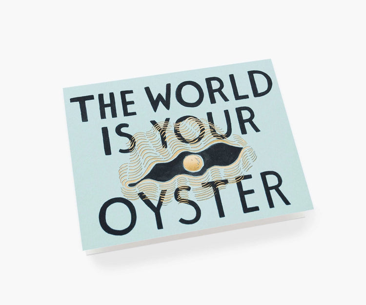 The World is Your Oyster card