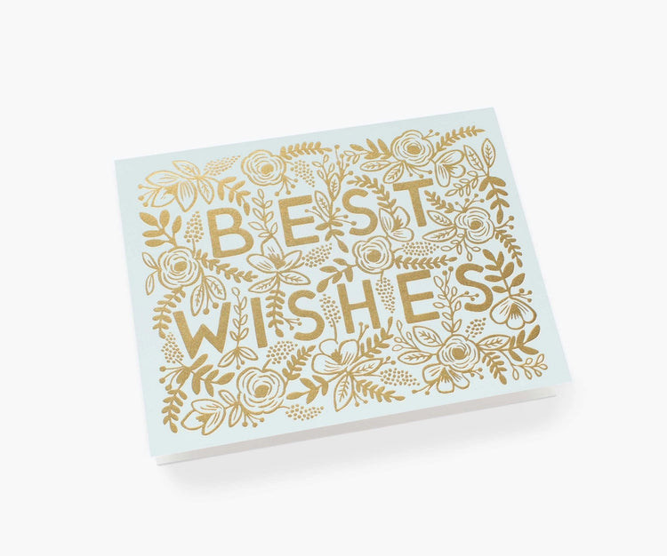 Best Wishes card