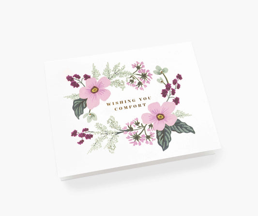 Wishing You Comfort Bouquet Card