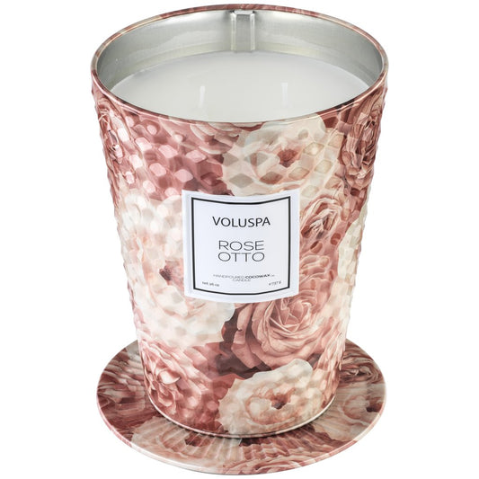 Rose Otto Giant Table Candle