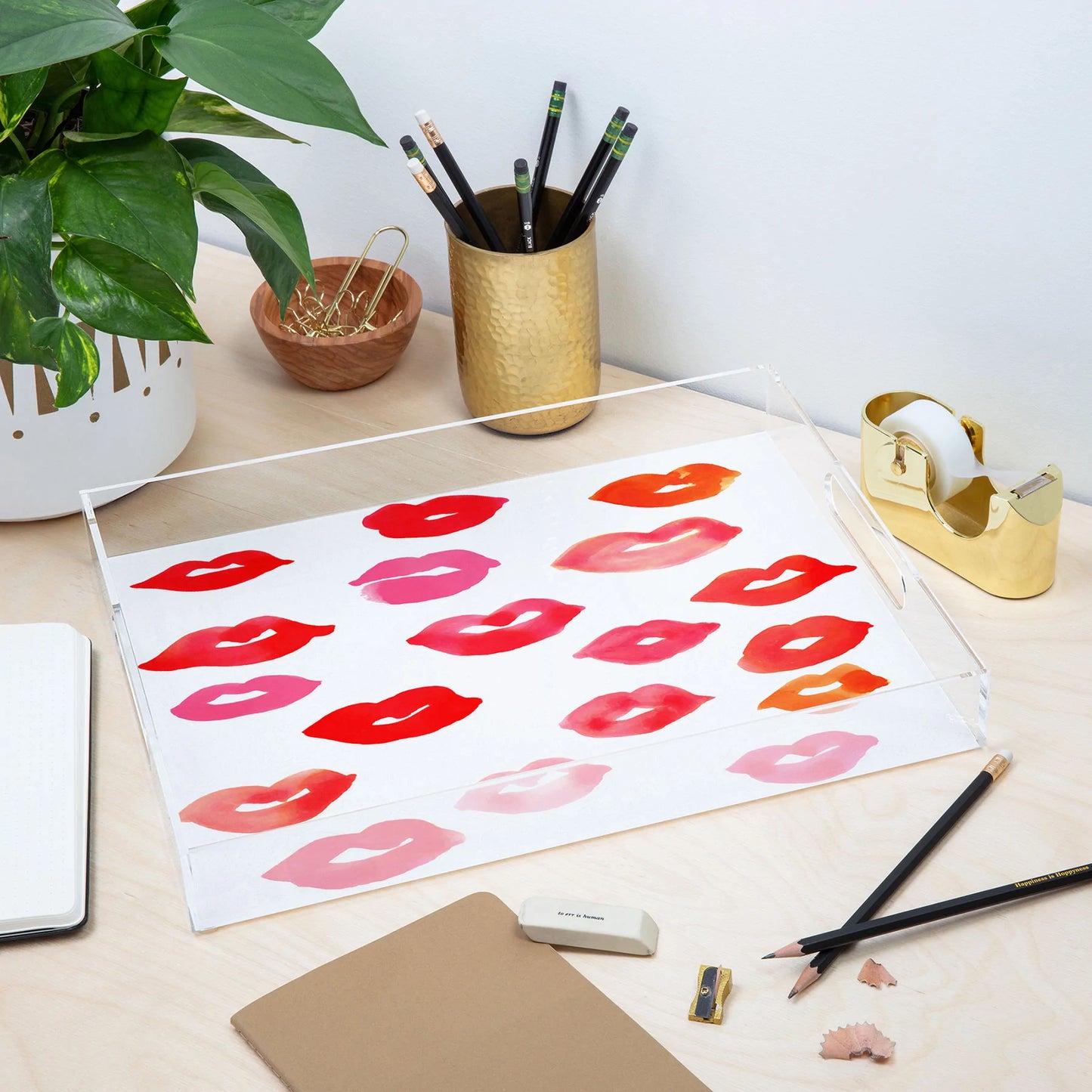 Lips Acrylic Tray